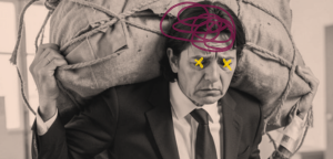 Imagen ilustrativa sobre burnout y desgaste laboral o estrés– Germinal RH