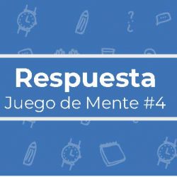 Respuesta Juego de mente 4