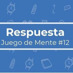 Resolución Juego de Mente #12: Volumen embotellado